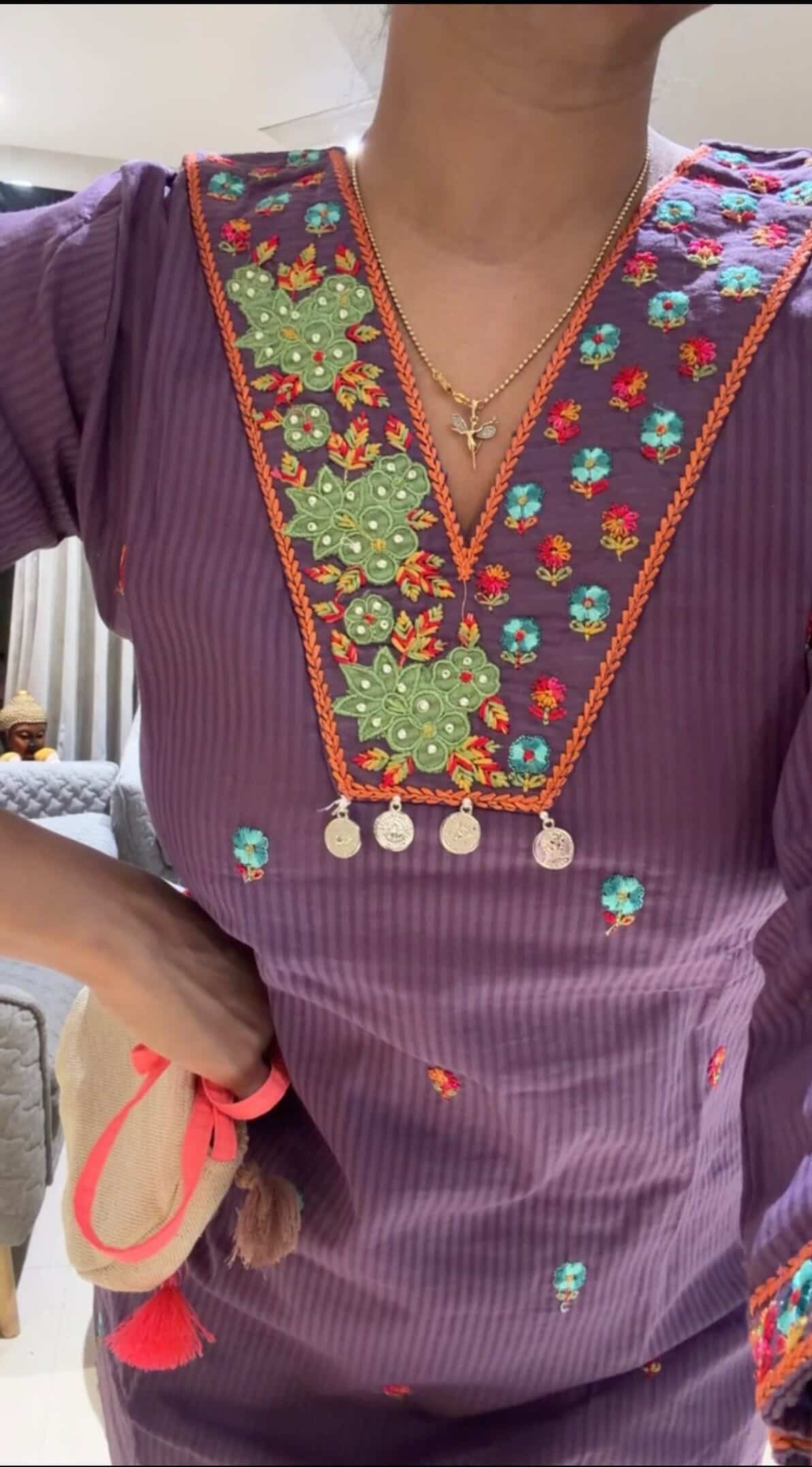 Ethnic edge co-ord set