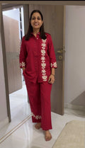 The floral column cotton co-ord set