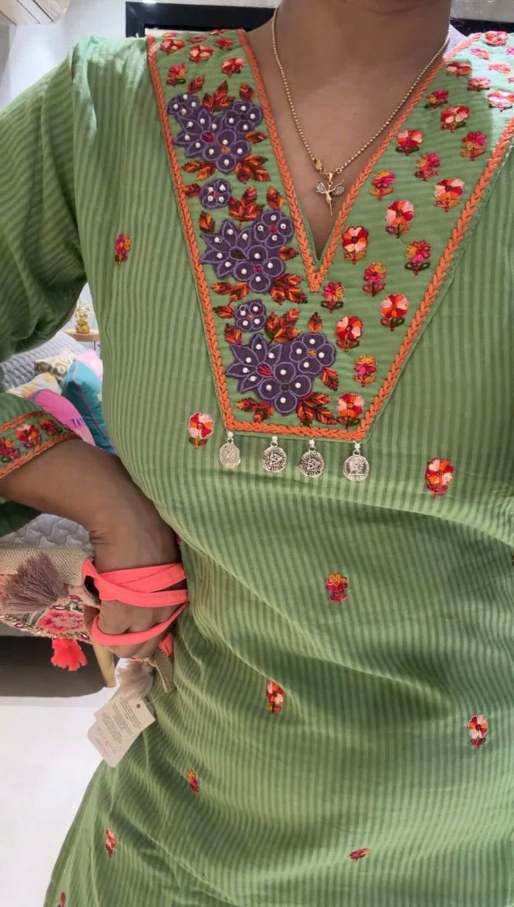 Ethnic edge co-ord set