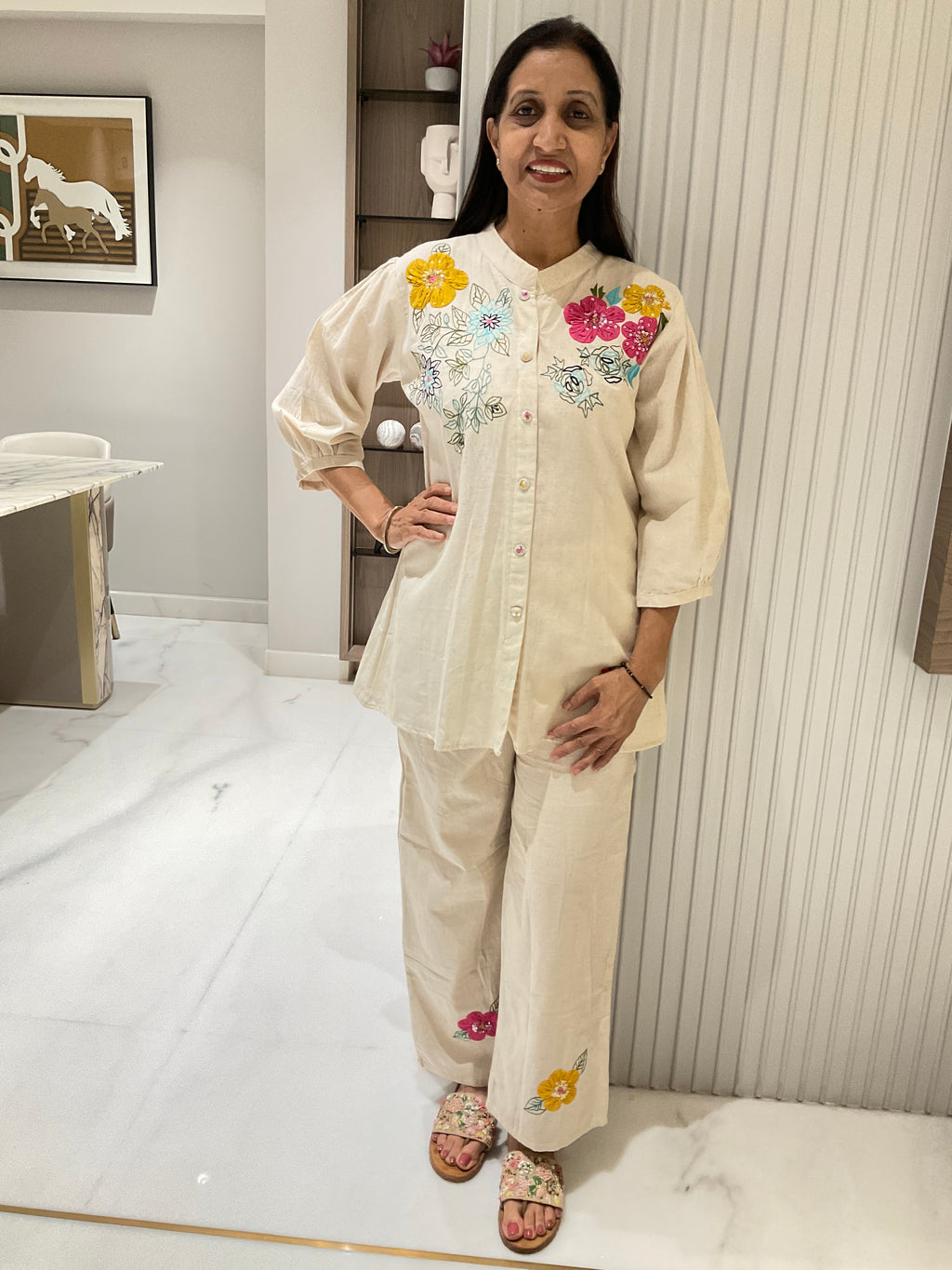 Multi Cotton Co-Ord Set