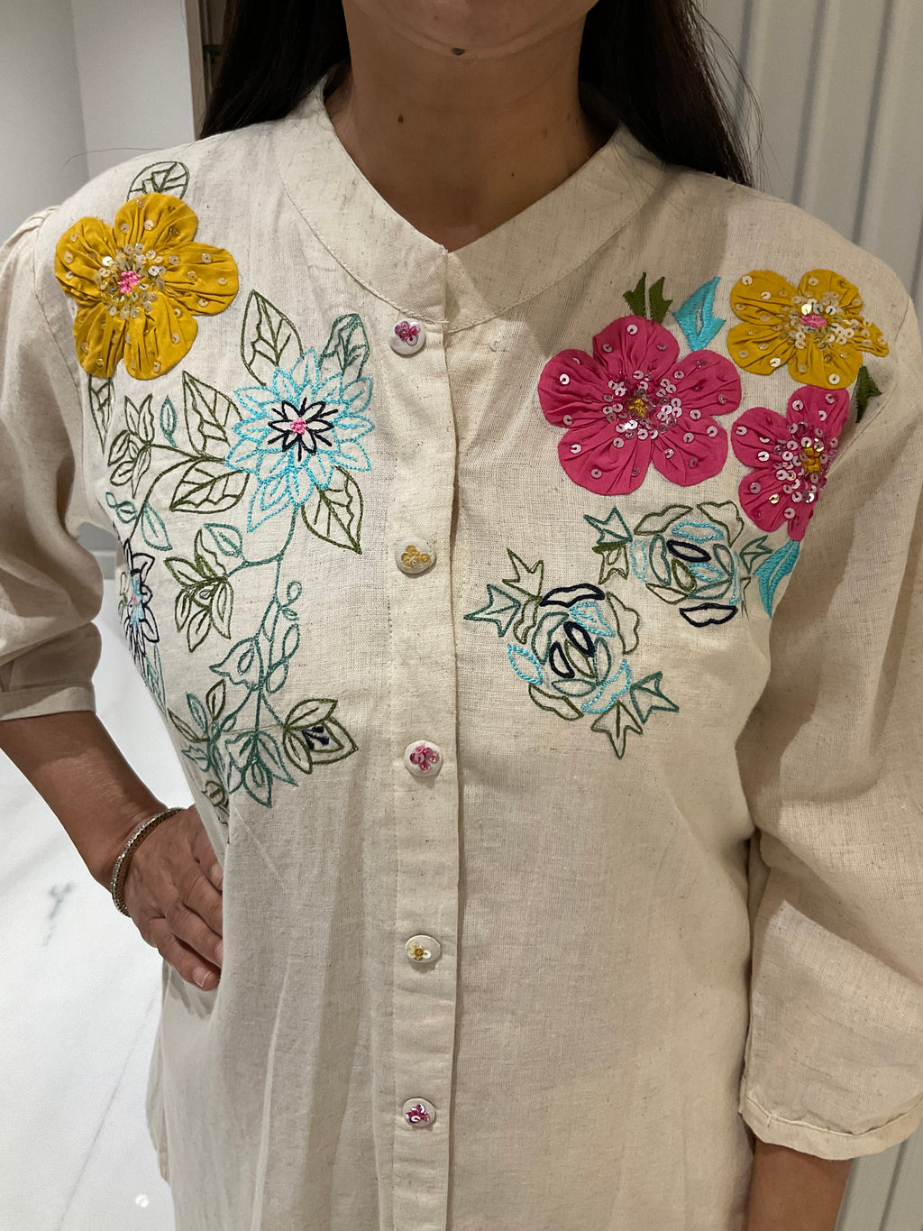 Multi Cotton Co-Ord Set