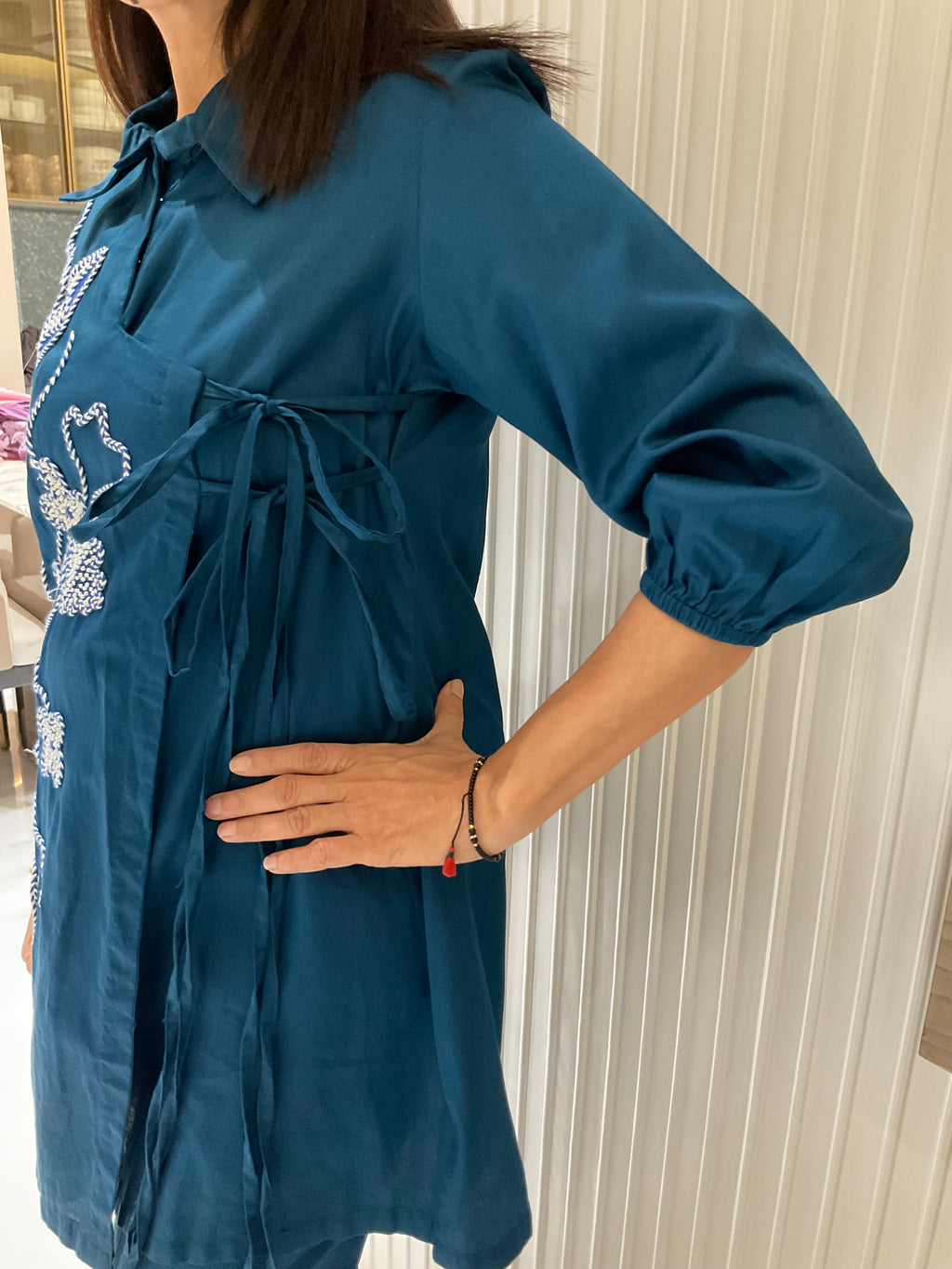 Tie Knot Cotton Co-Ord Set