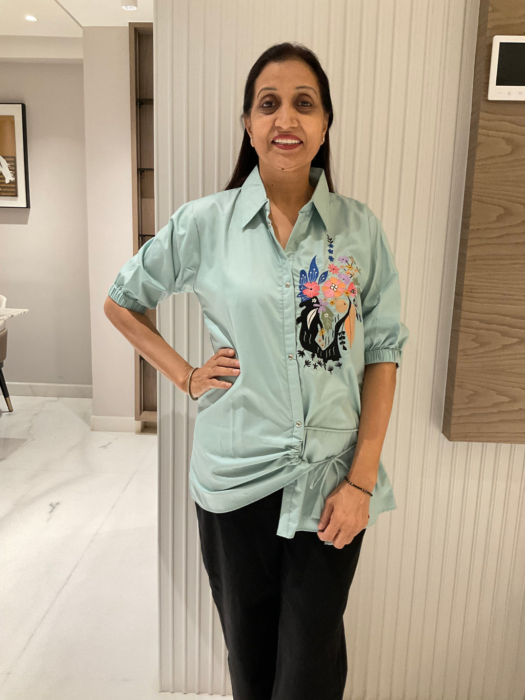 Modern mural shirt