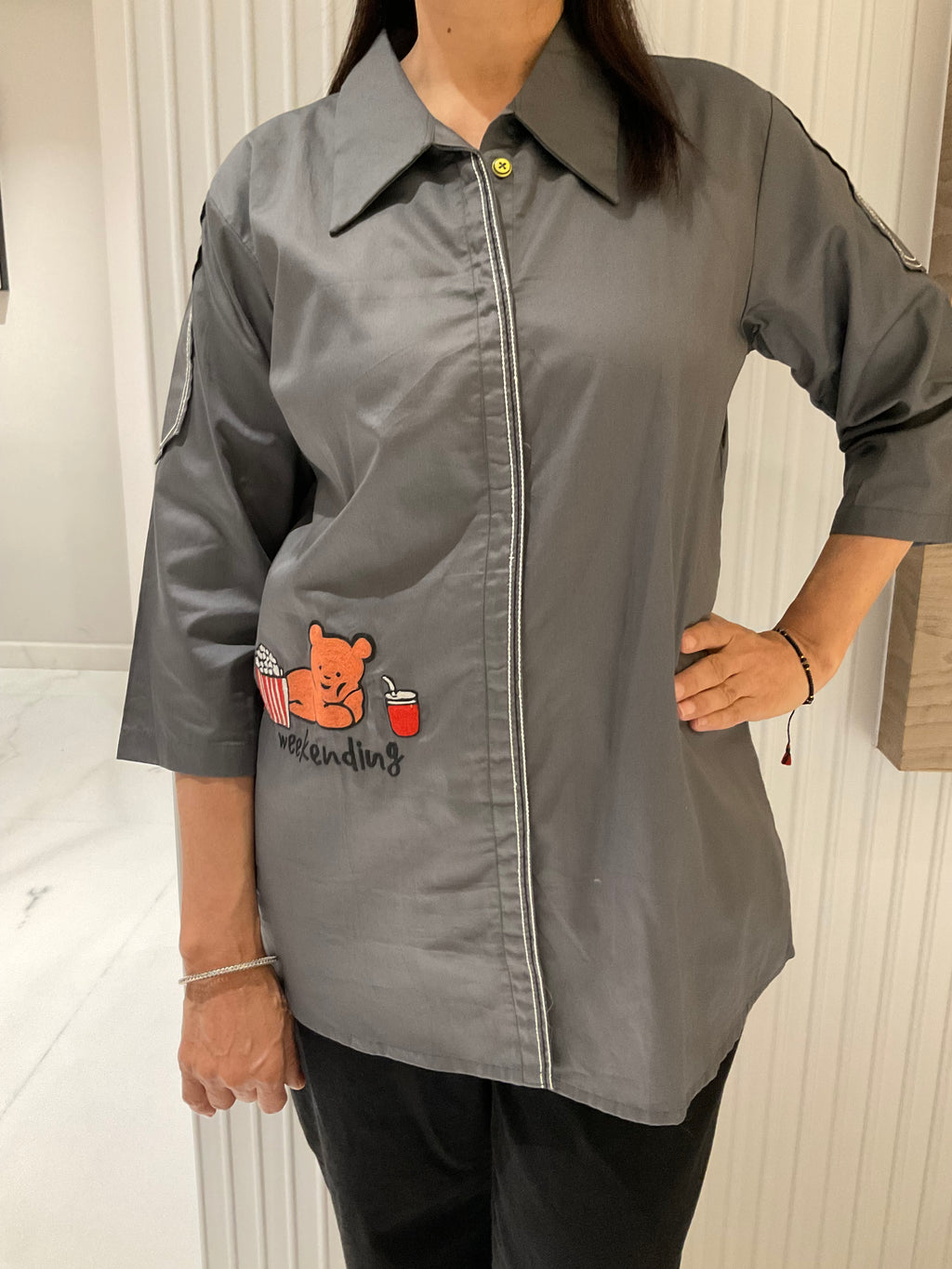 Popcorn & paws shirt