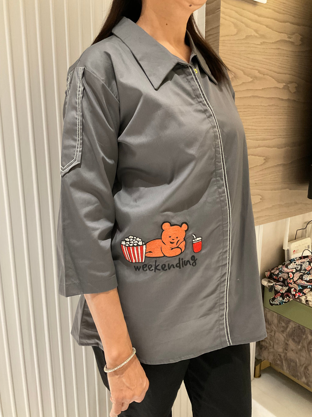 Popcorn & paws shirt