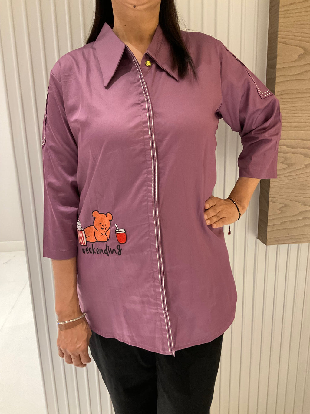 Popcorn & paws shirt