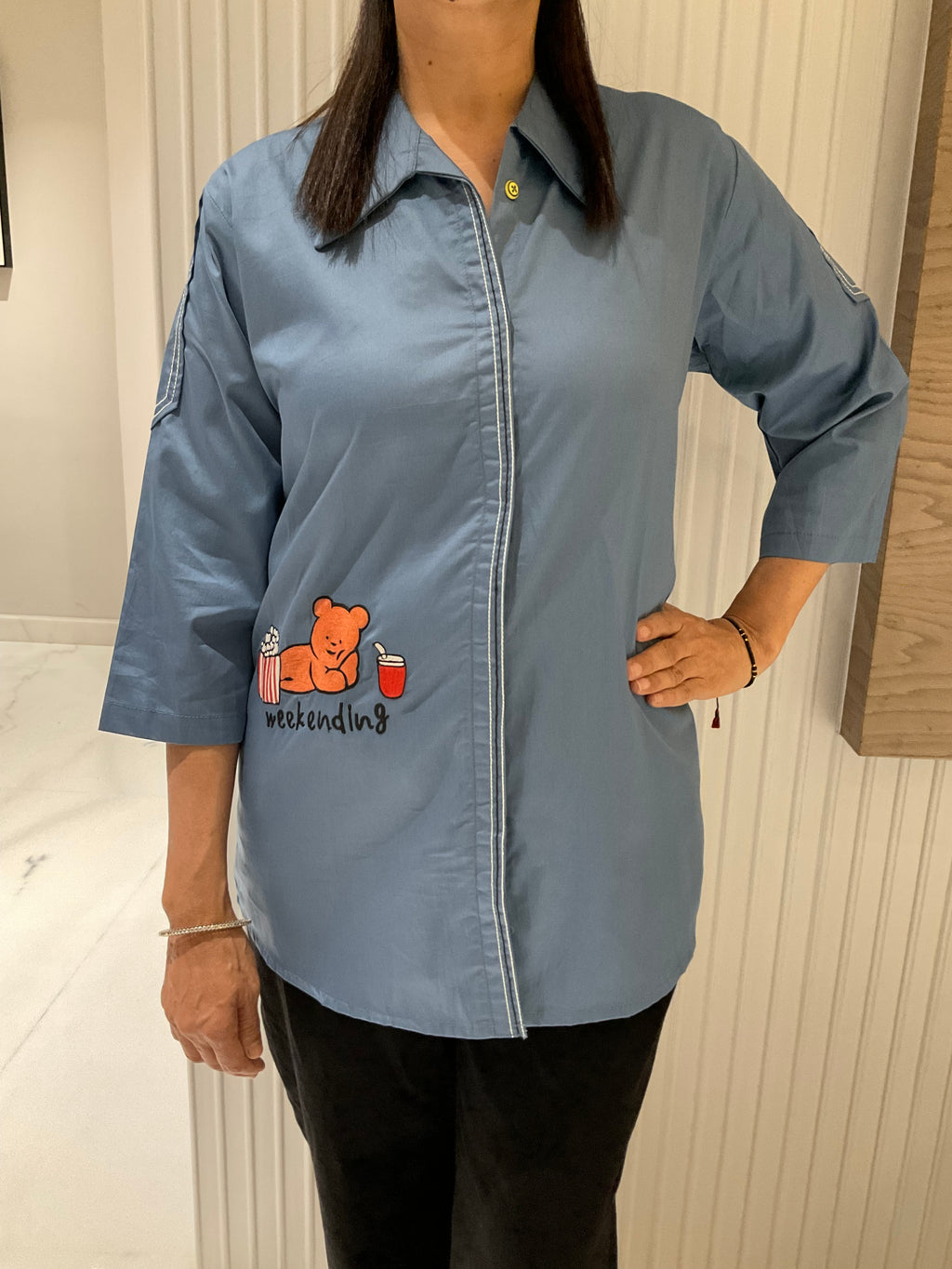Popcorn & paws shirt
