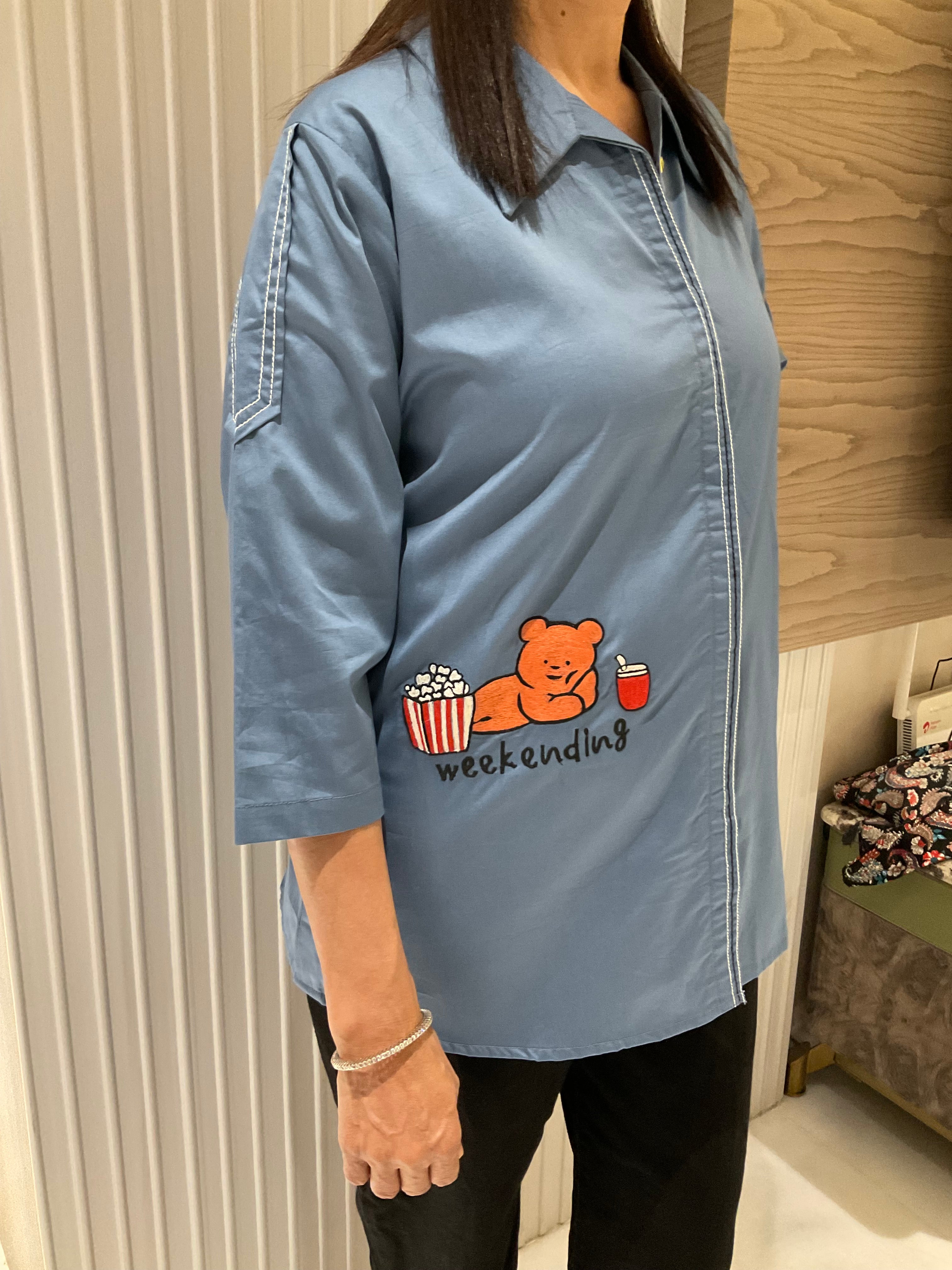 Popcorn & paws shirt