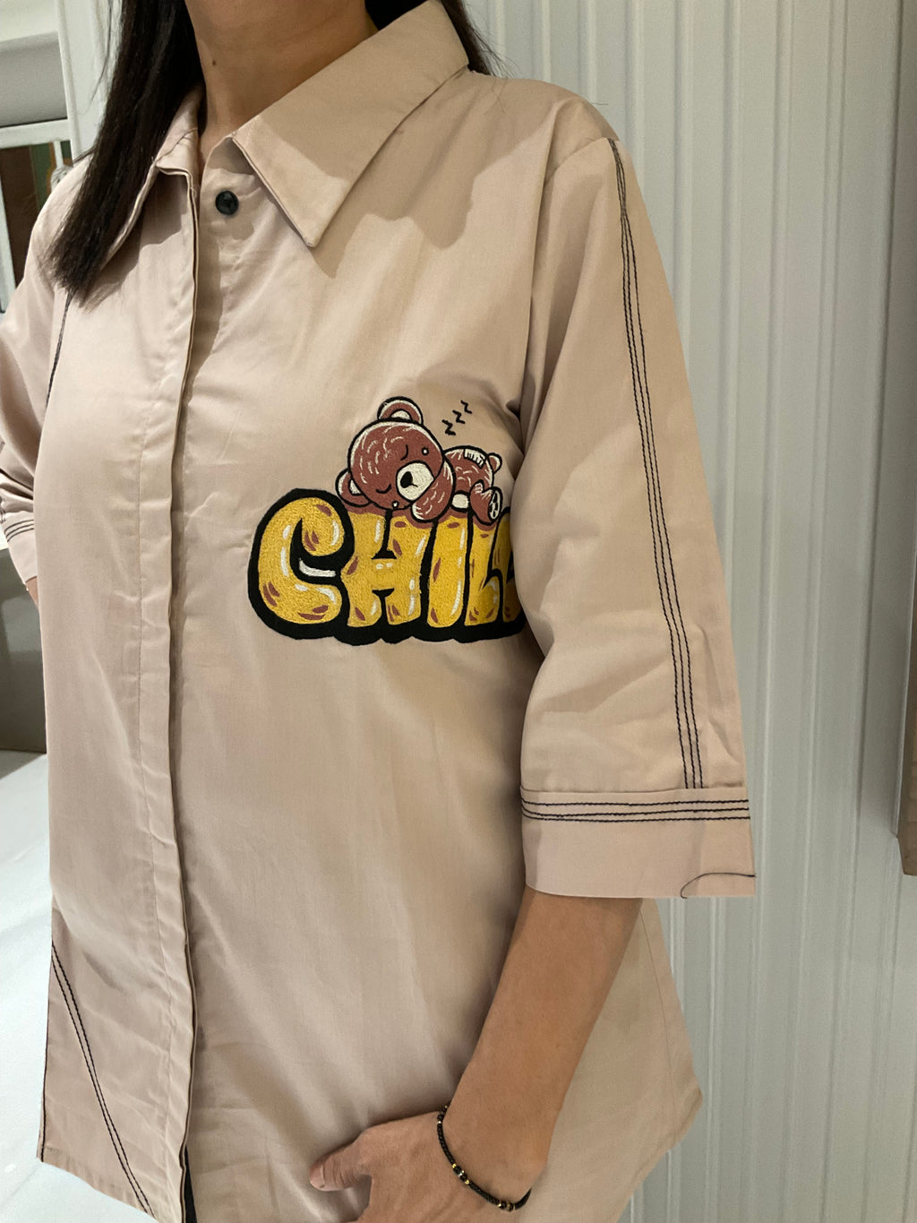 The beary chill cotton shirt