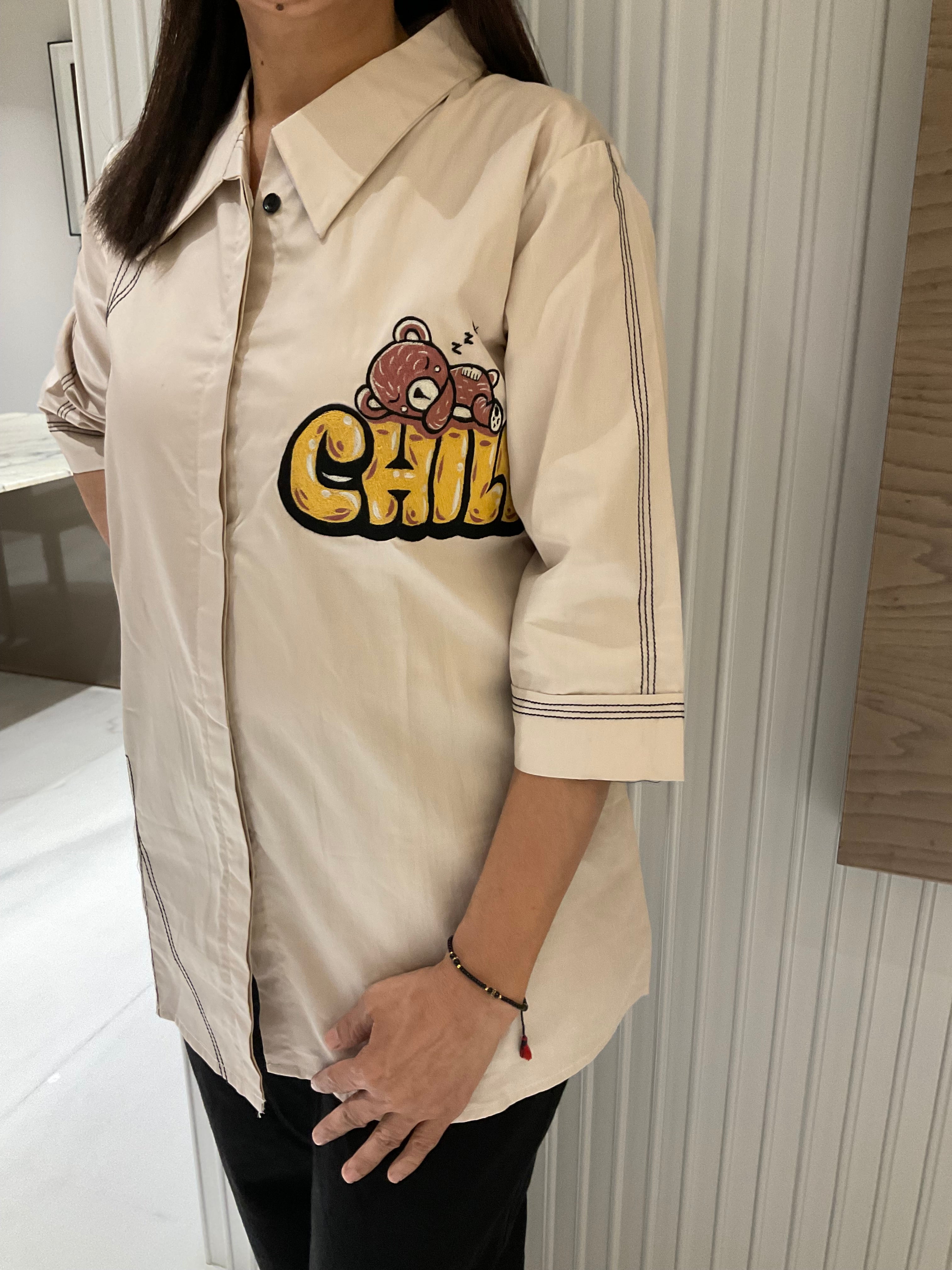 The beary chill cotton shirt