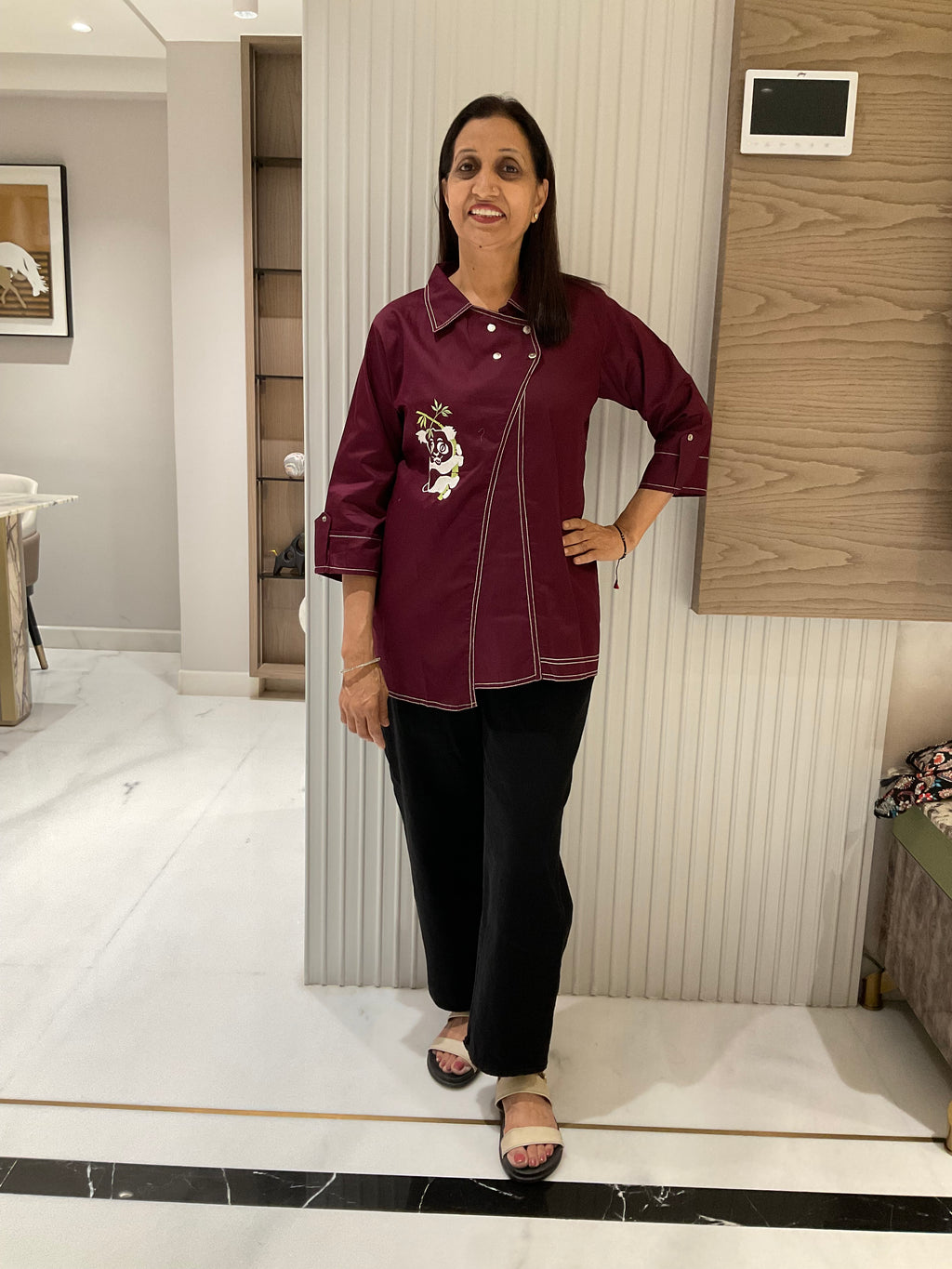 Panda cotton shirt