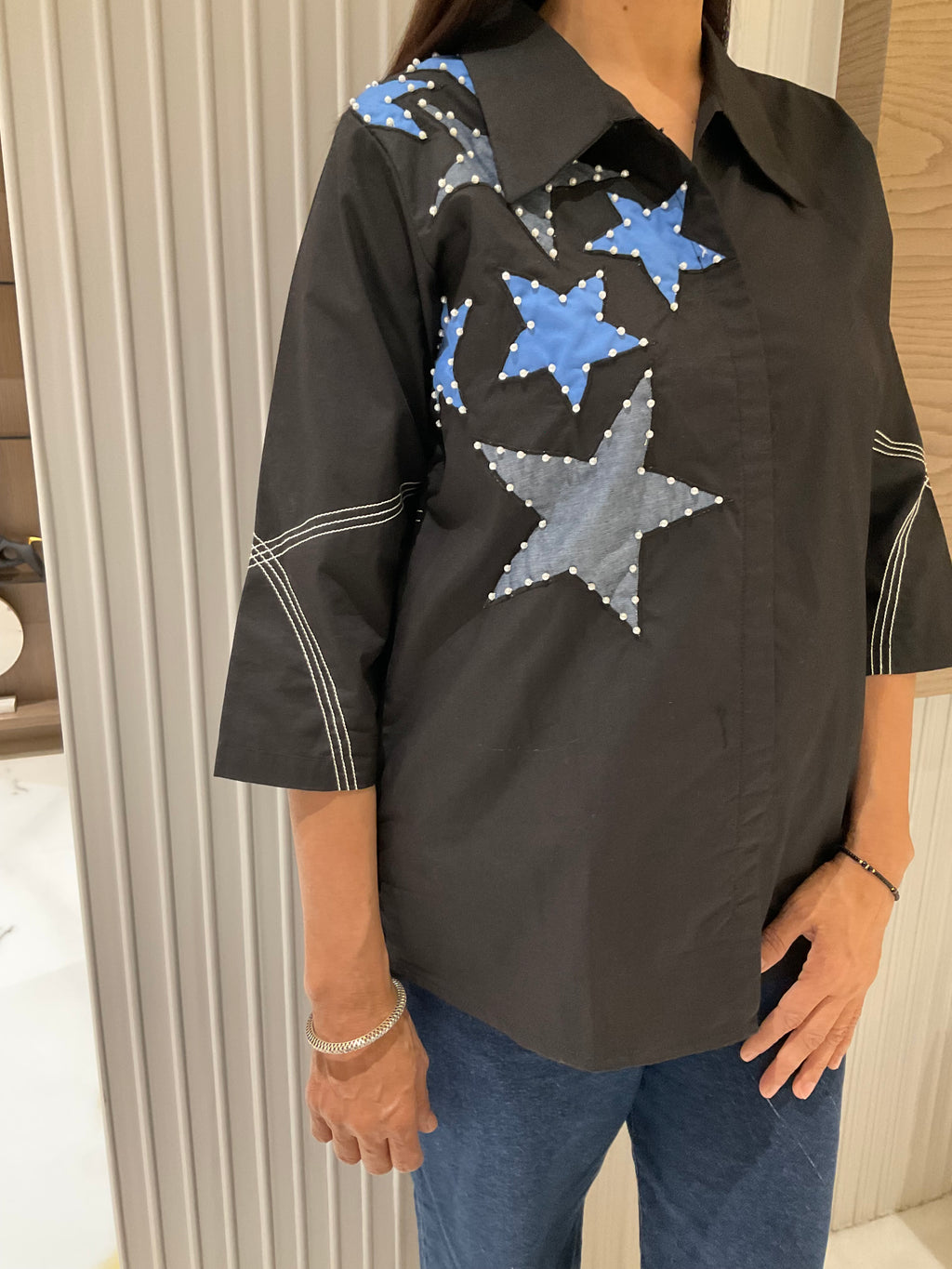 Star cotton shirt