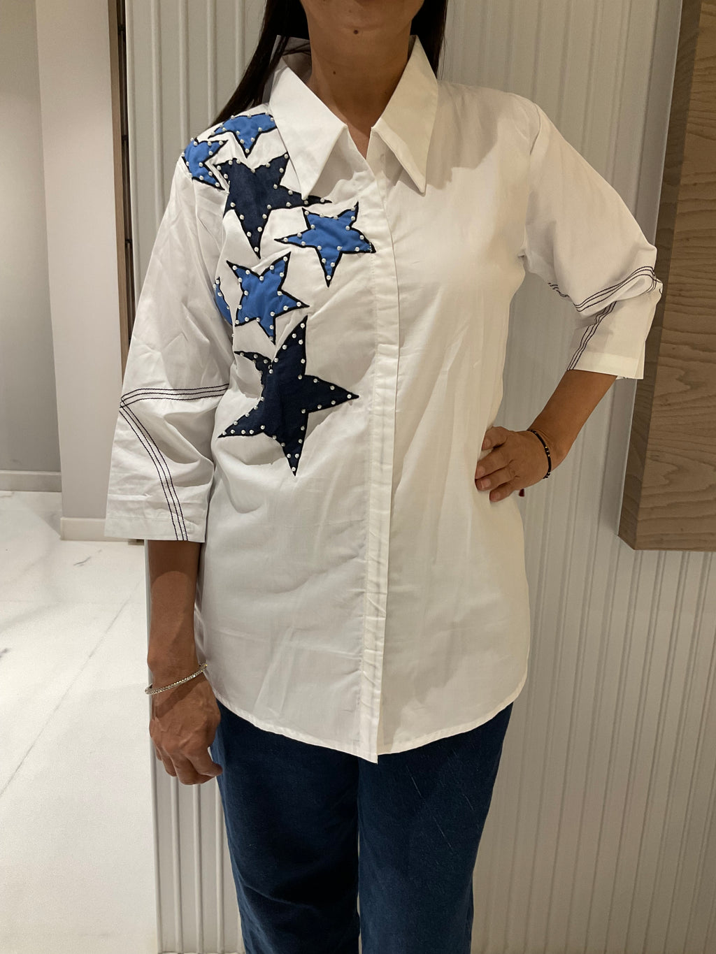 Star cotton shirt