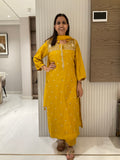 Royal marigold gala suit