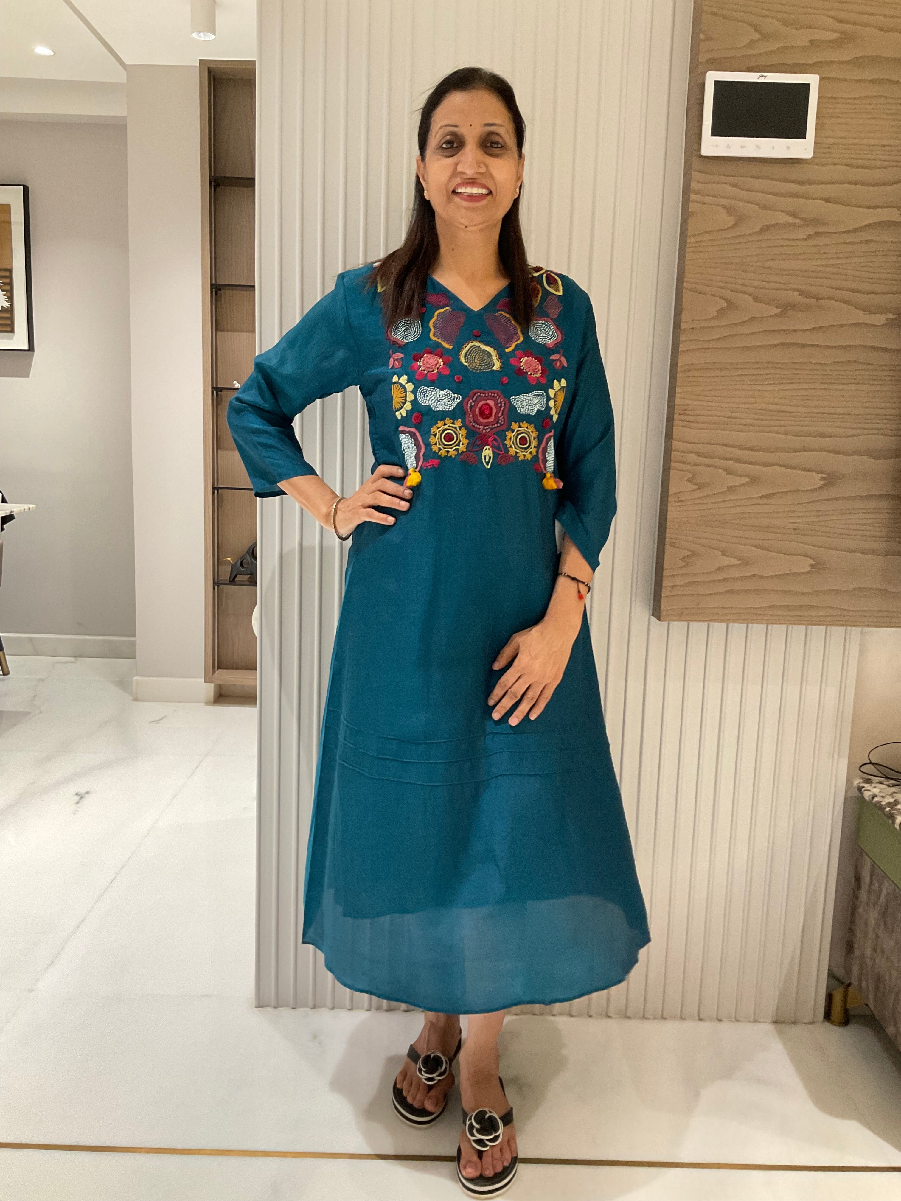 Kashmiri bloom dress