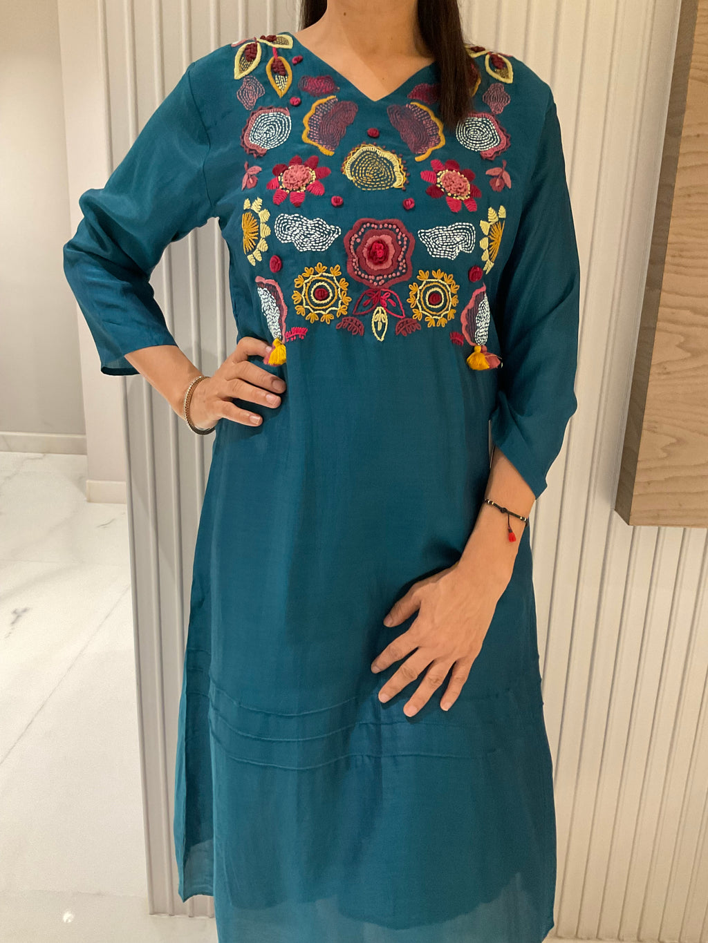 Kashmiri bloom dress