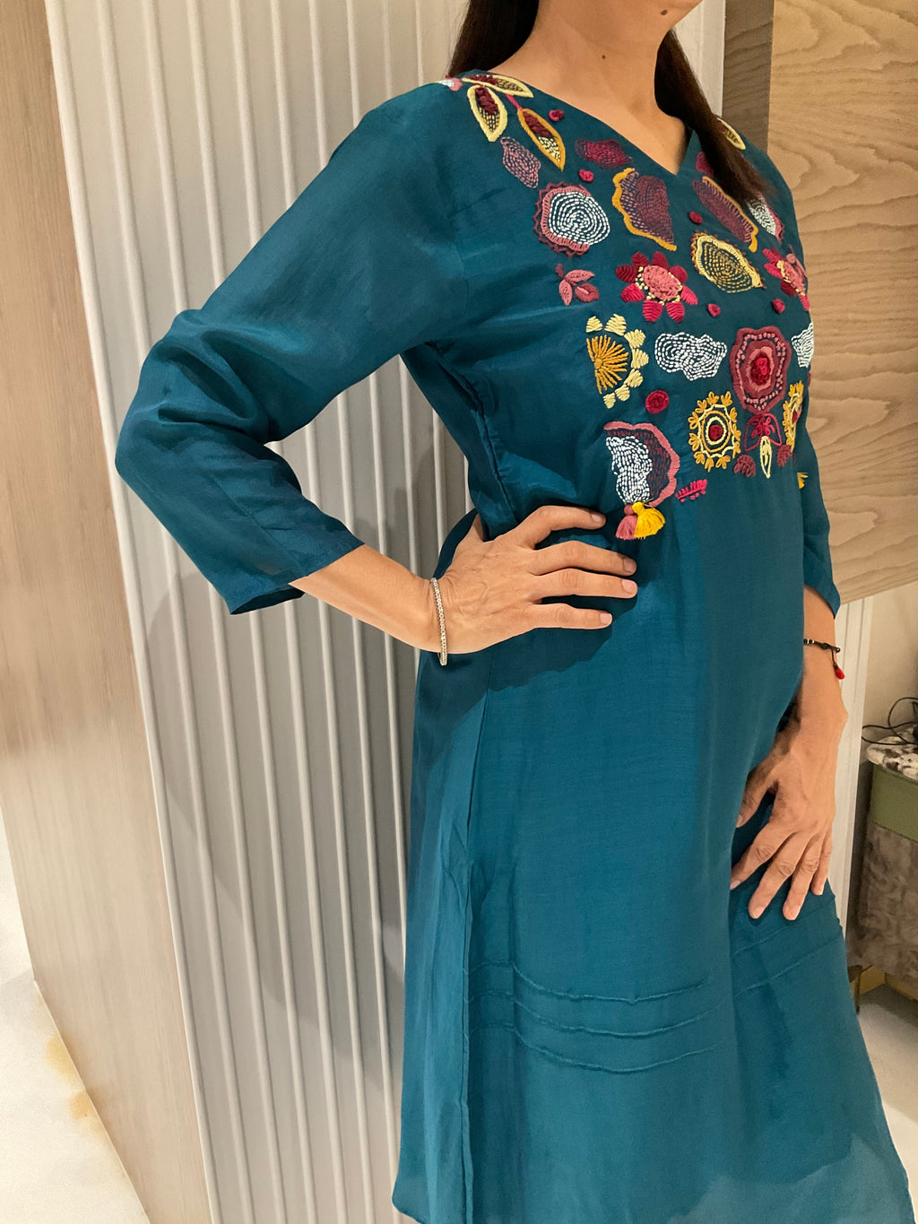 Kashmiri bloom dress