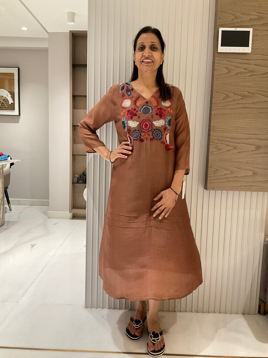 Kashmiri bloom dress