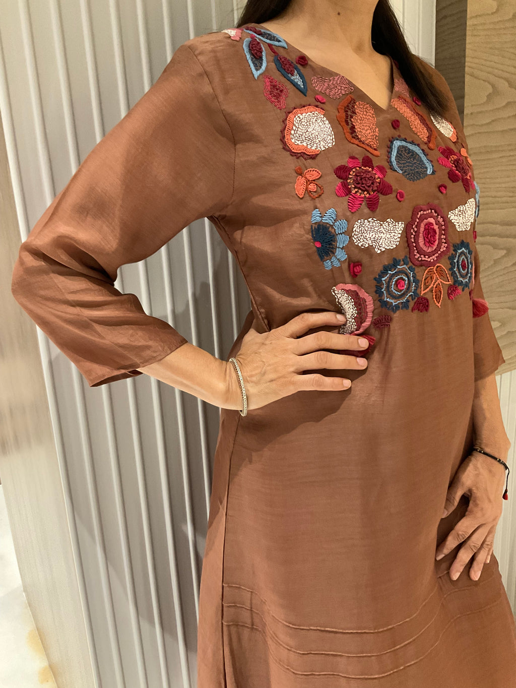 Kashmiri bloom dress