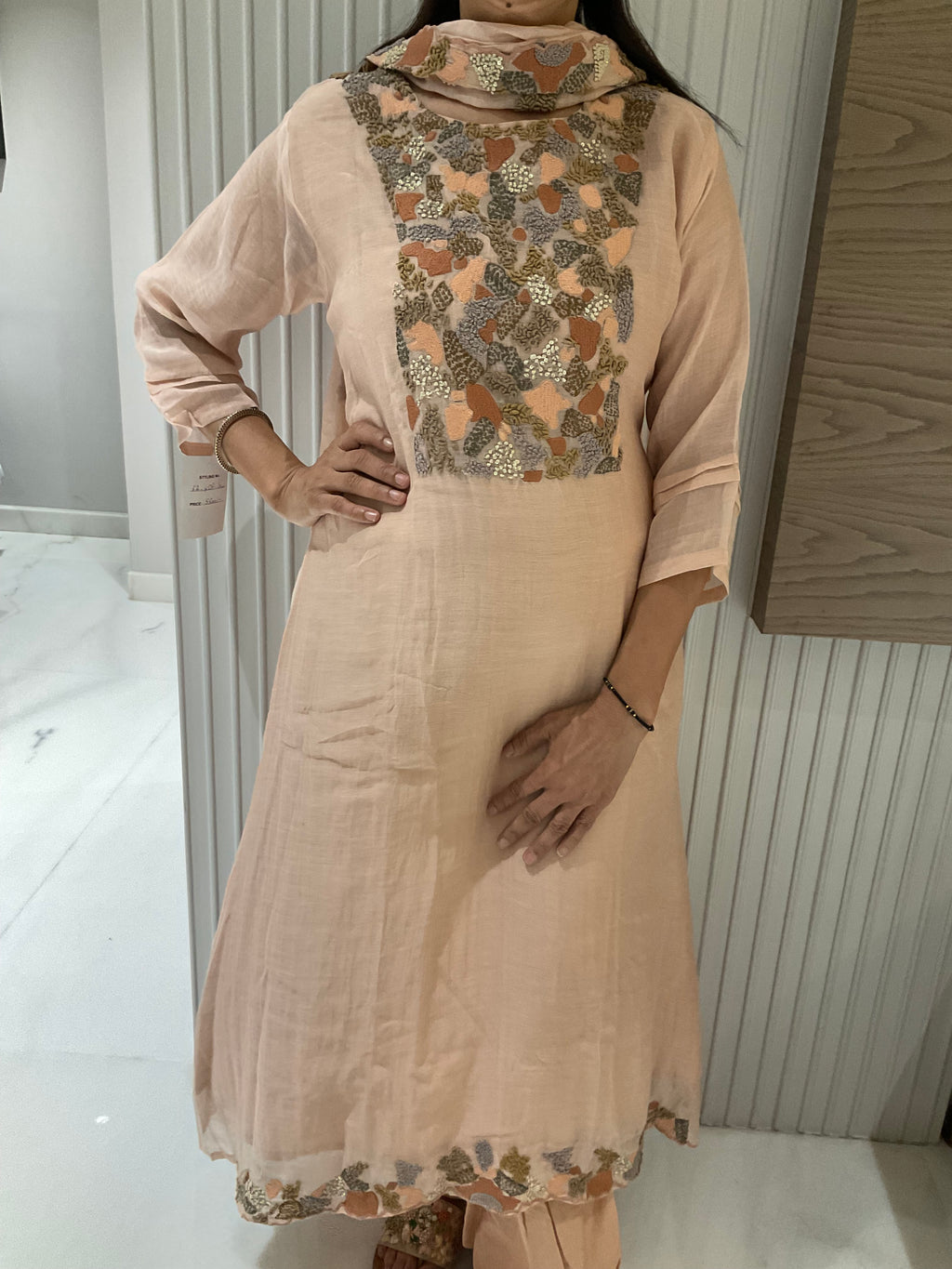 Dewy meadows a-line mul suit