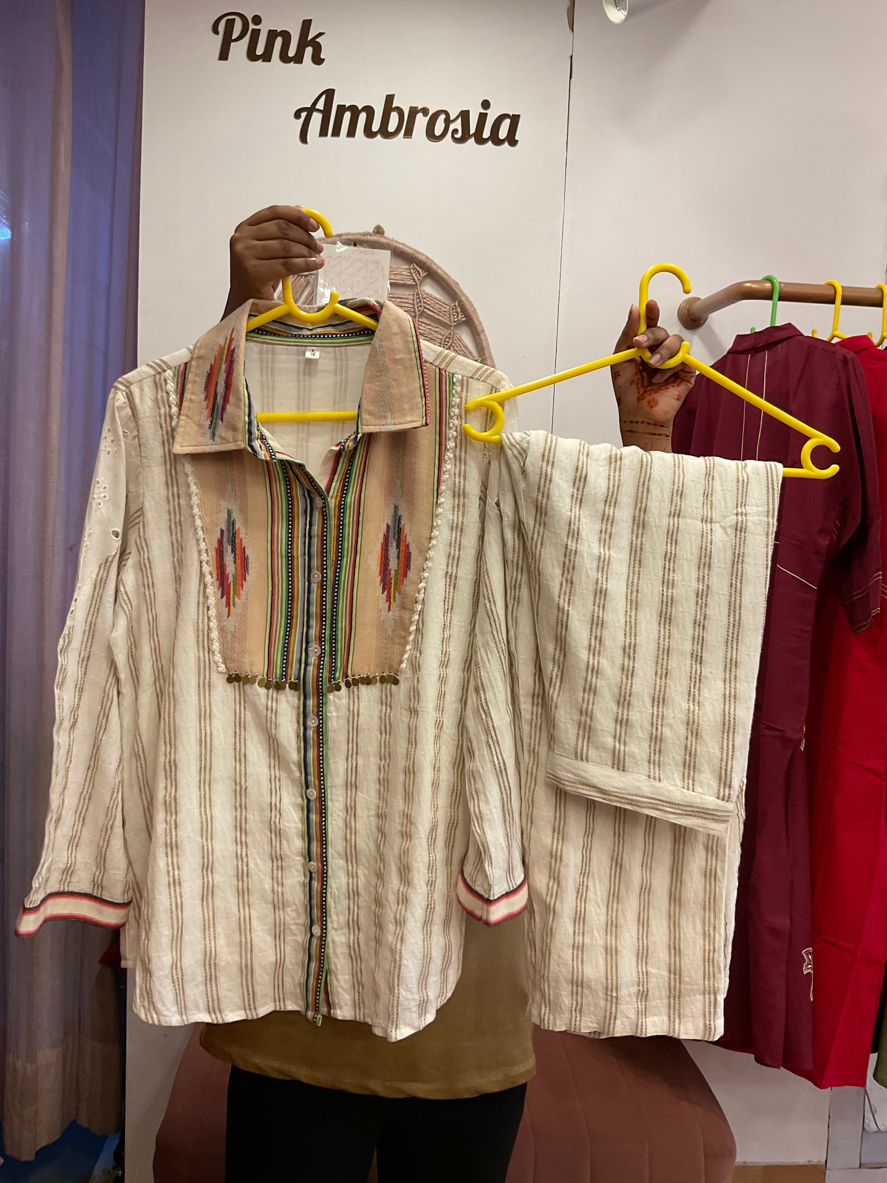 Kashmiri style co-ord set