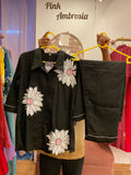 Contrast flora co-ord set