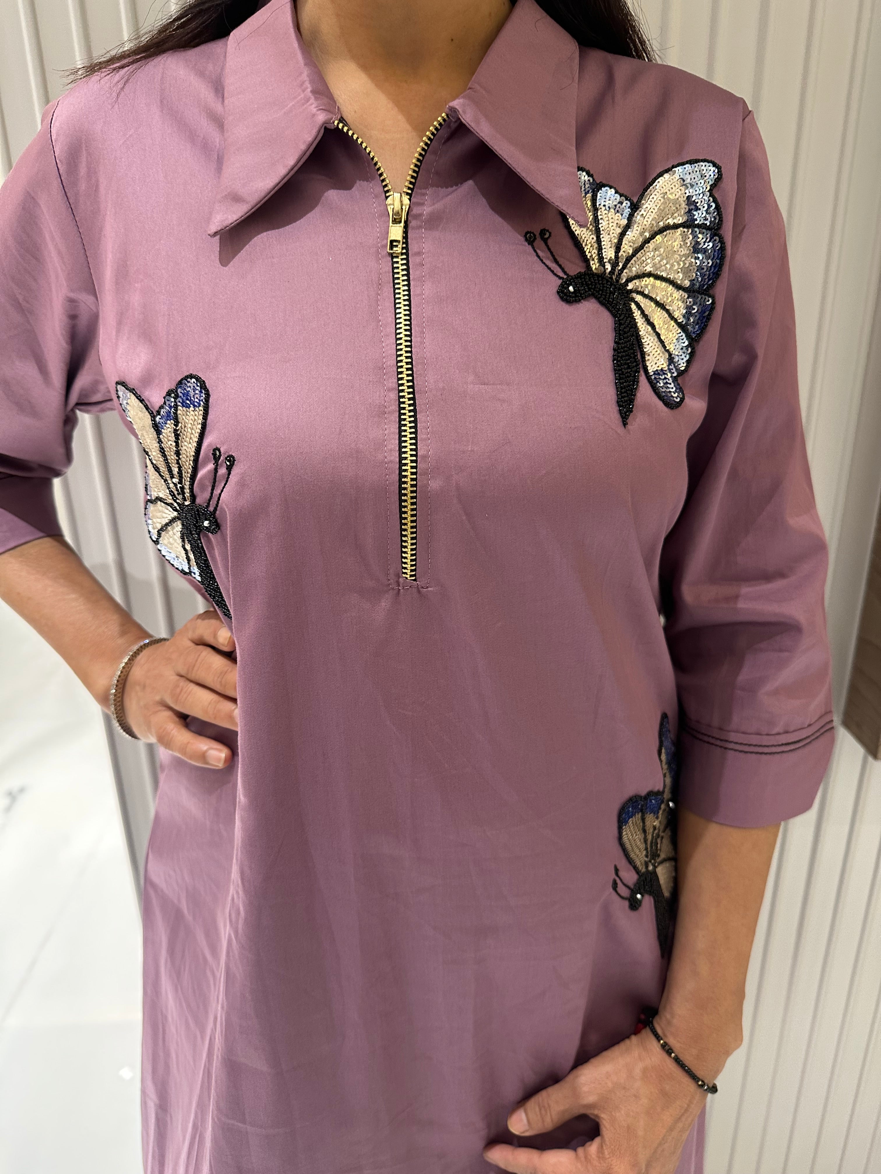 Bird Zip dress