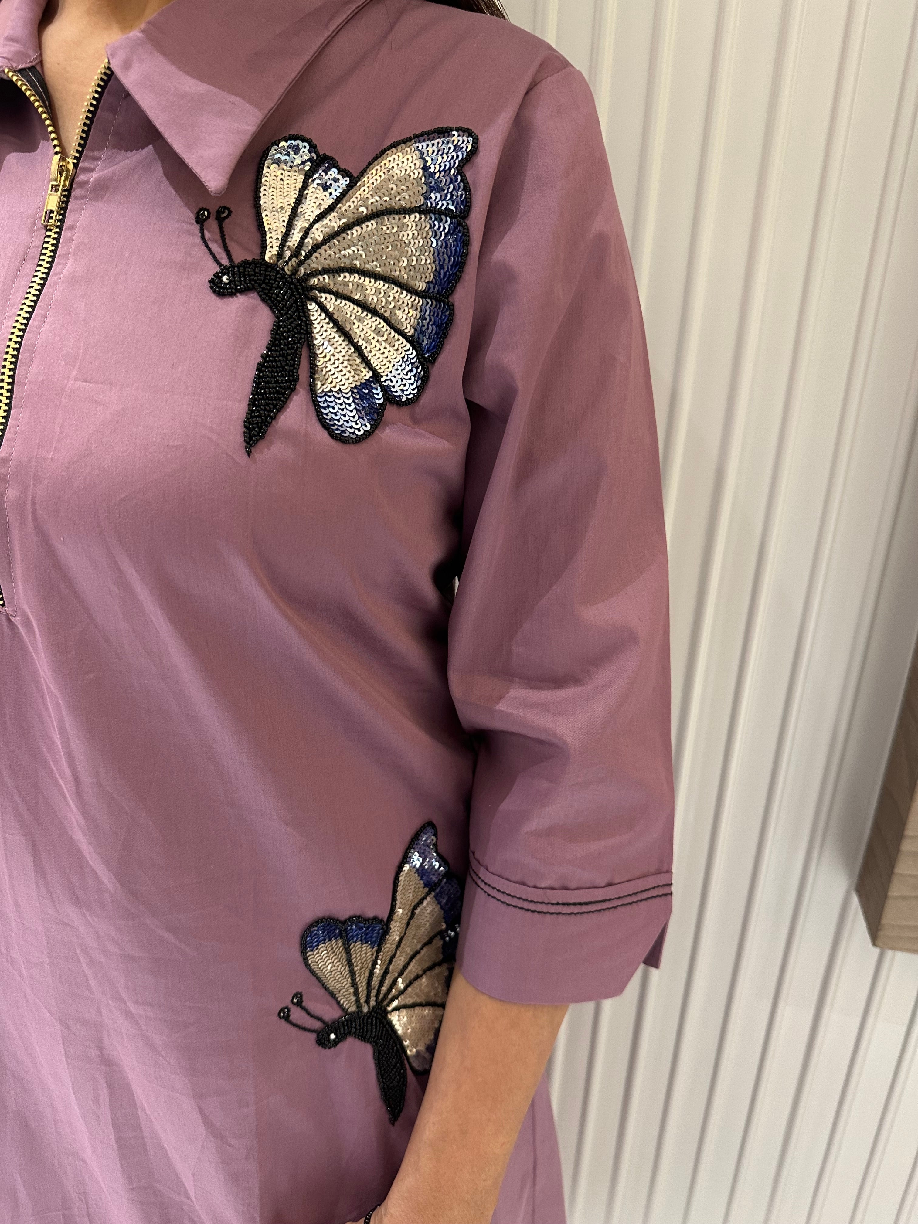Bird Zip dress