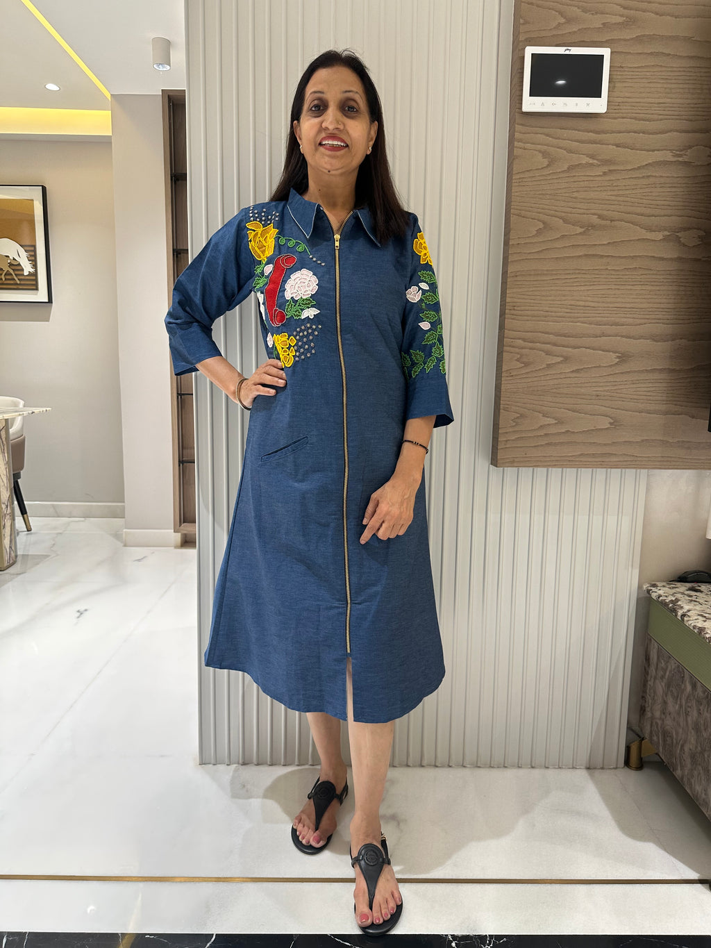 Telephone Denim Dress