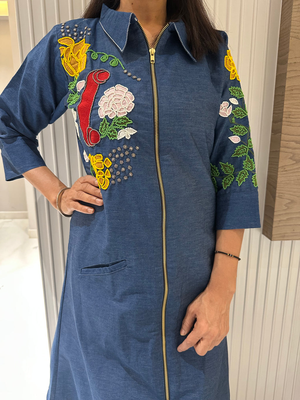 Telephone Denim Dress