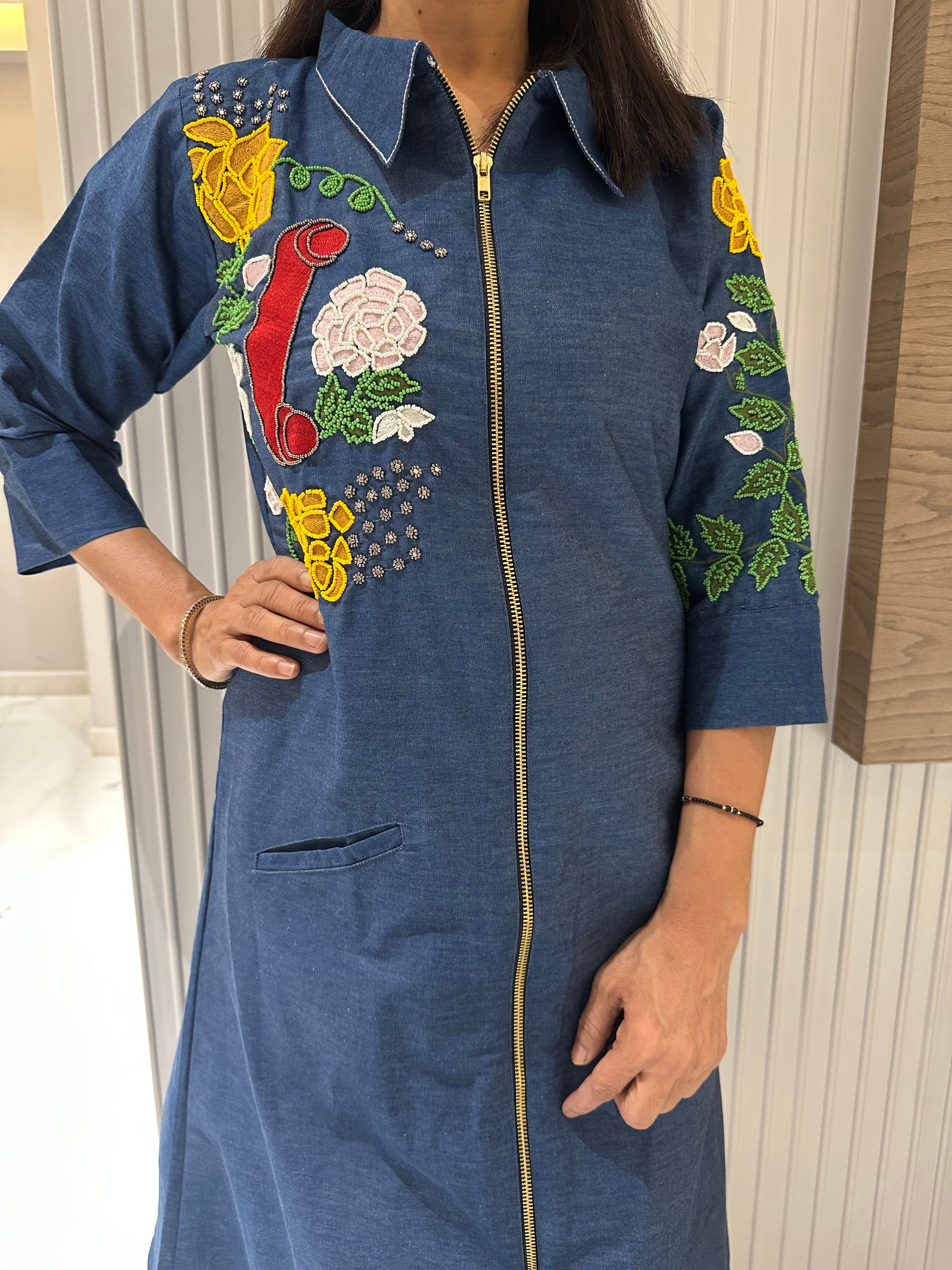 Telephone Denim Dress
