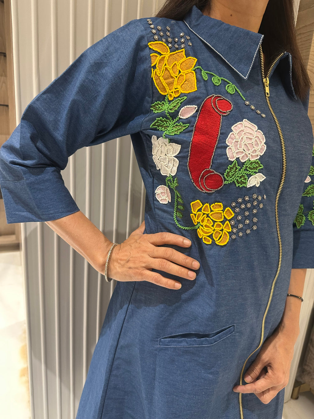 Telephone Denim Dress