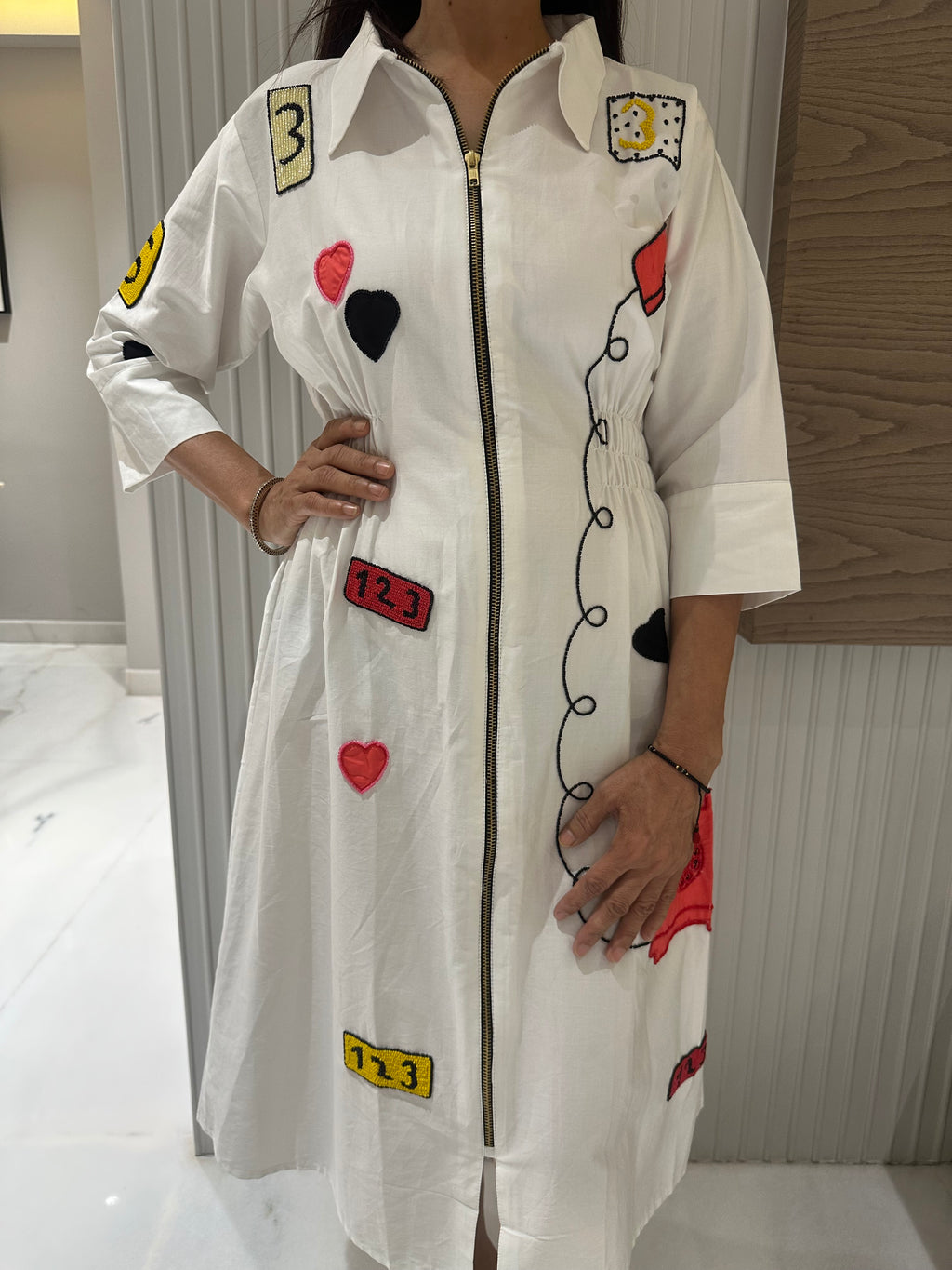 Number 1 White Dress