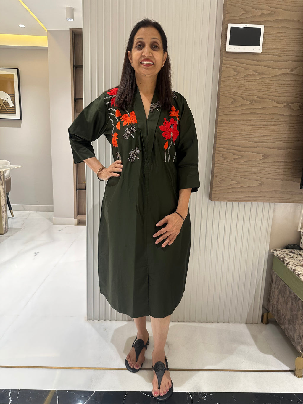 Butterfly A Line Dress
