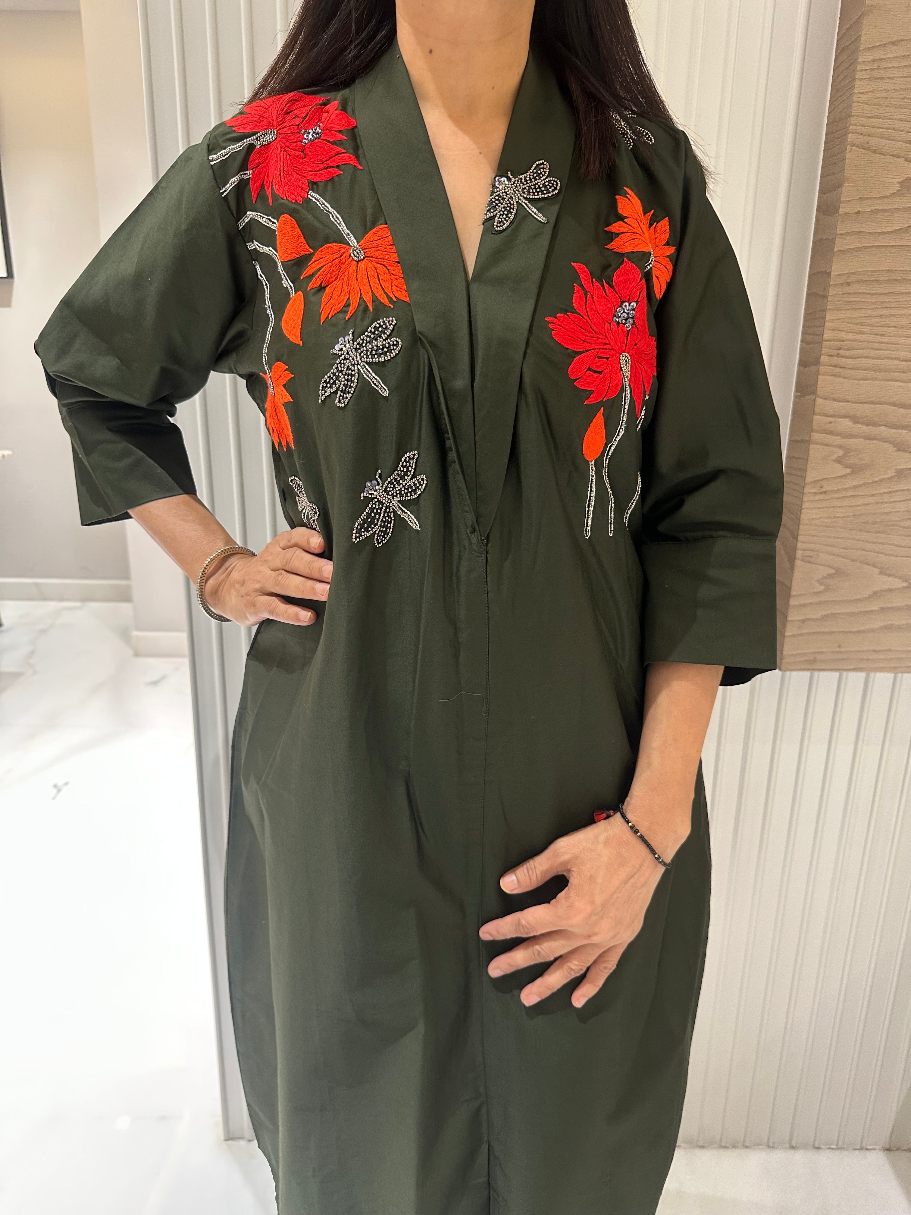 Butterfly A Line Dress